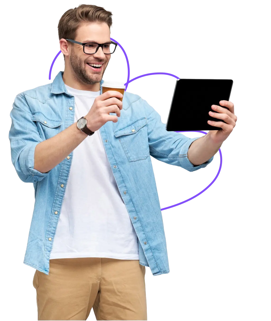 Hero image showing email marketing dashboard